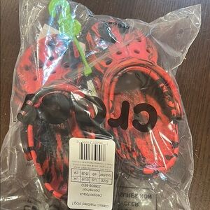 CROCS Kids' Poppy and Black Clogs